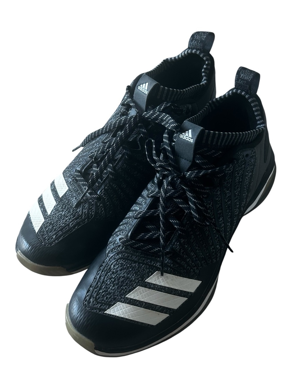 adidas Men’s ICON TRAINER Black Sneakers Three-Stripes Onyx